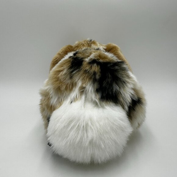 Living Nature 11" Dutch Lop Eared Bunny Rabbit Plush / Tan, White and Black - Picture 4 of 12